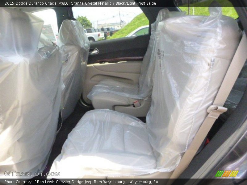 Granite Crystal Metallic / Black/Light Frost Beige 2015 Dodge Durango Citadel AWD