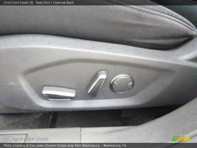 Ruby Red / Charcoal Black 2014 Ford Fusion SE