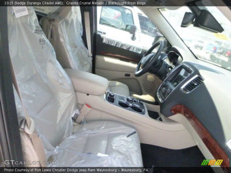 Granite Crystal Metallic / Black/Light Frost Beige 2015 Dodge Durango Citadel AWD