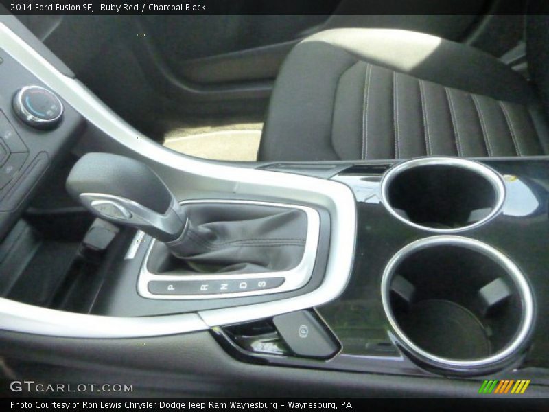 Ruby Red / Charcoal Black 2014 Ford Fusion SE