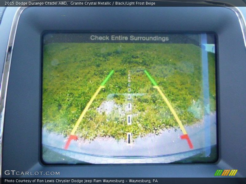 Granite Crystal Metallic / Black/Light Frost Beige 2015 Dodge Durango Citadel AWD