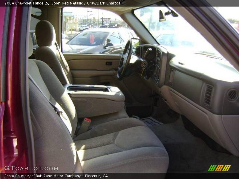 Sport Red Metallic / Gray/Dark Charcoal 2004 Chevrolet Tahoe LS
