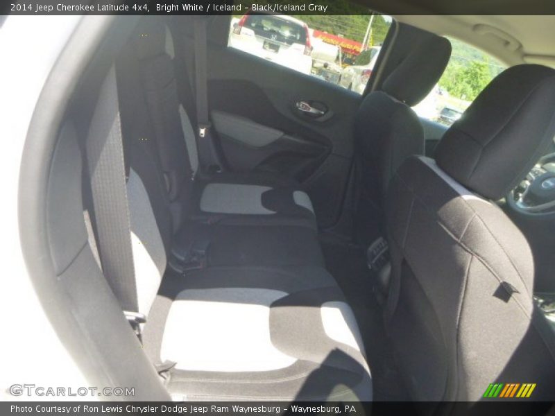 Bright White / Iceland - Black/Iceland Gray 2014 Jeep Cherokee Latitude 4x4