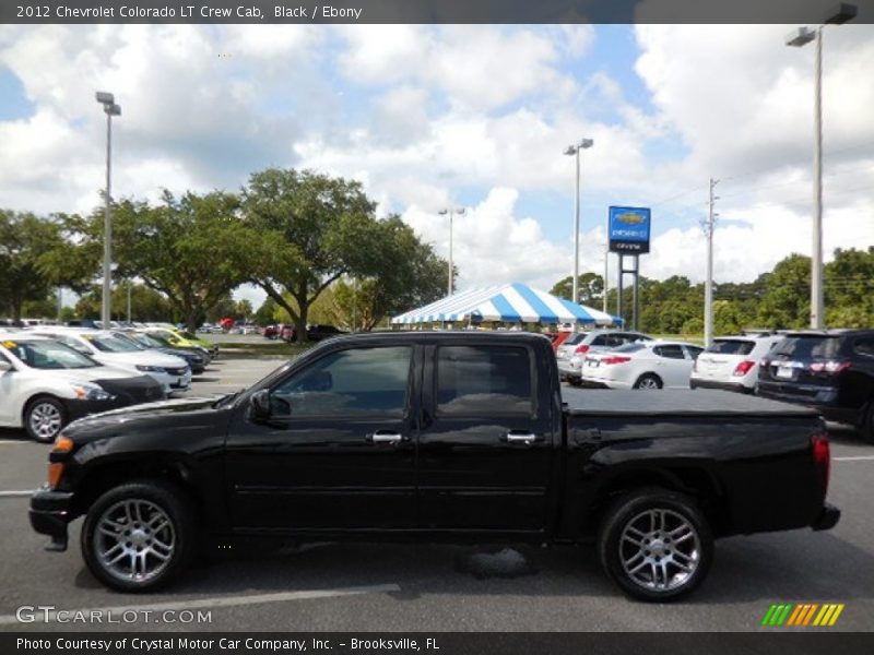 Black / Ebony 2012 Chevrolet Colorado LT Crew Cab