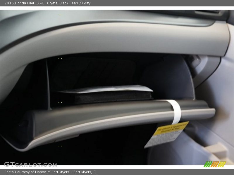 Crystal Black Pearl / Gray 2016 Honda Pilot EX-L