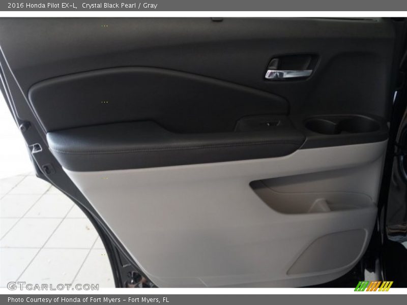 Crystal Black Pearl / Gray 2016 Honda Pilot EX-L