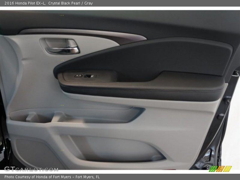 Crystal Black Pearl / Gray 2016 Honda Pilot EX-L
