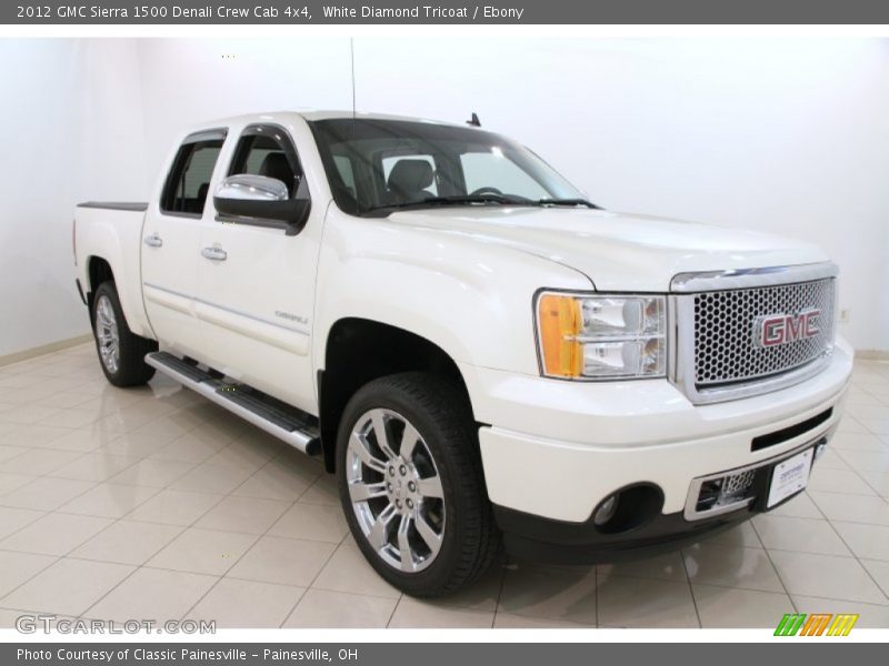 White Diamond Tricoat / Ebony 2012 GMC Sierra 1500 Denali Crew Cab 4x4