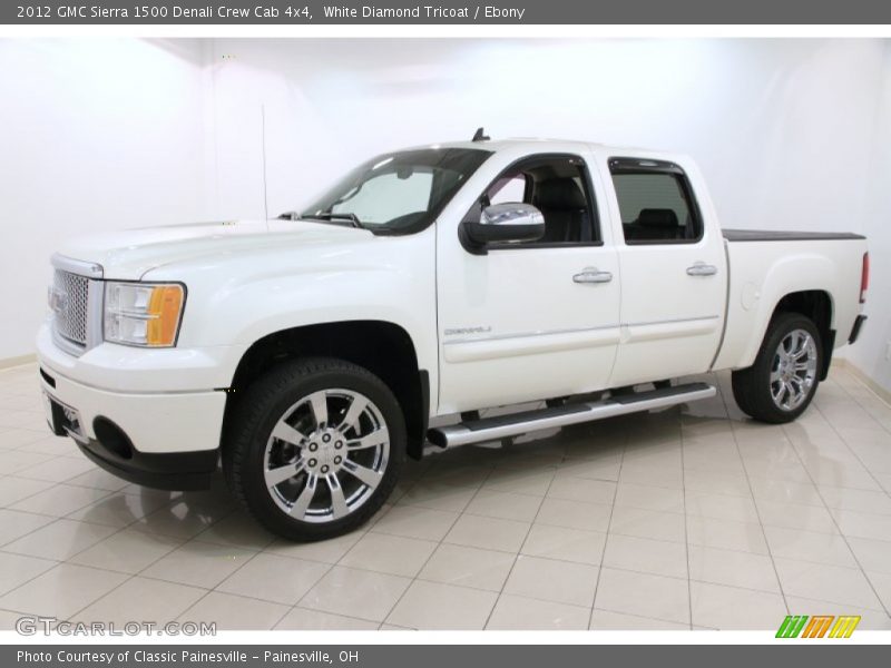 White Diamond Tricoat / Ebony 2012 GMC Sierra 1500 Denali Crew Cab 4x4