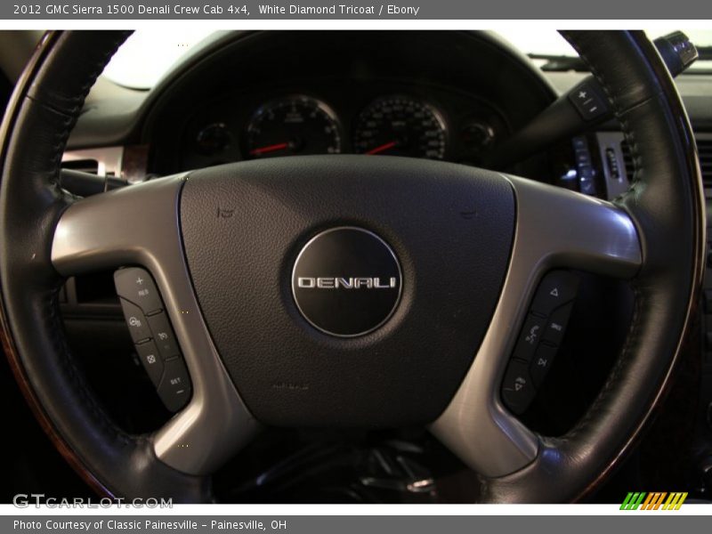 White Diamond Tricoat / Ebony 2012 GMC Sierra 1500 Denali Crew Cab 4x4