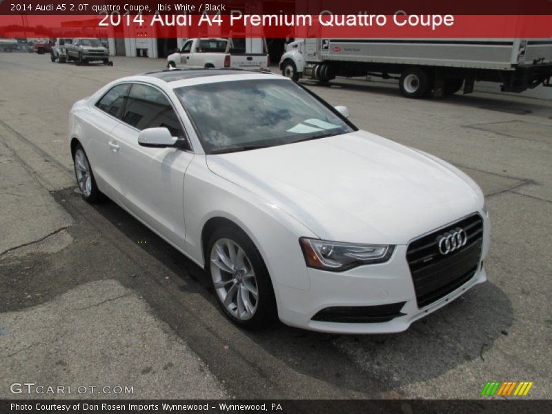 Ibis White / Black 2014 Audi A5 2.0T quattro Coupe