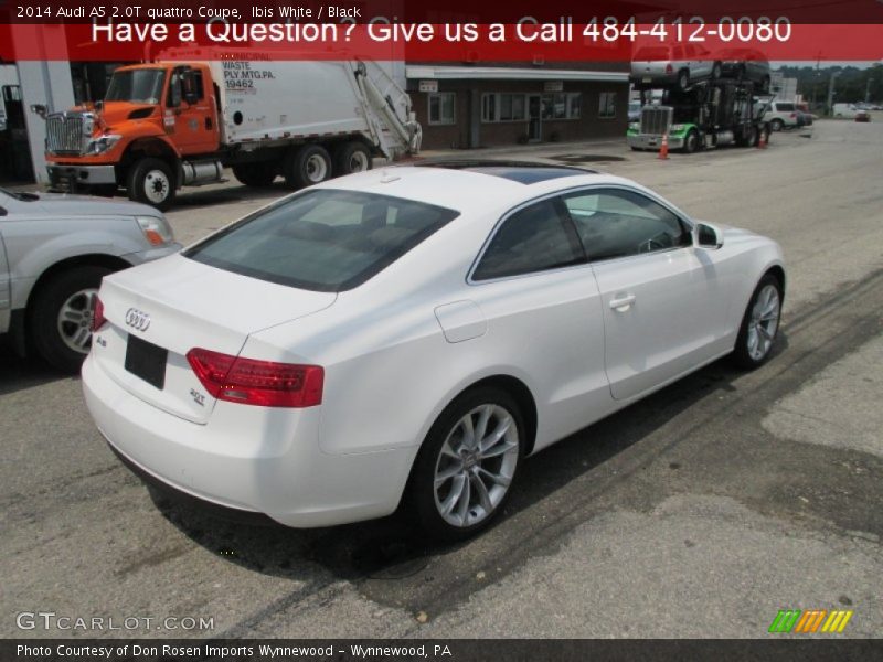 Ibis White / Black 2014 Audi A5 2.0T quattro Coupe