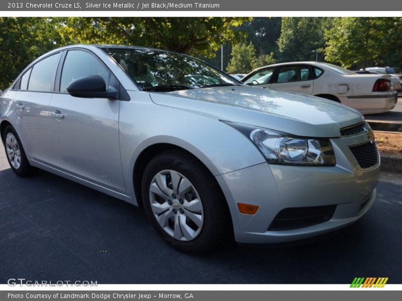 Silver Ice Metallic / Jet Black/Medium Titanium 2013 Chevrolet Cruze LS