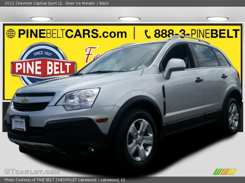 Silver Ice Metallic / Black 2013 Chevrolet Captiva Sport LS