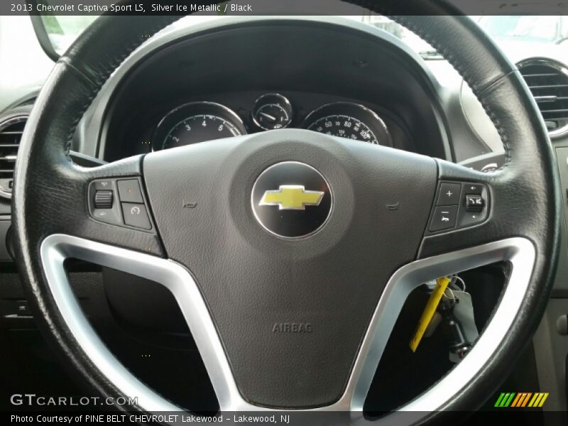 Silver Ice Metallic / Black 2013 Chevrolet Captiva Sport LS