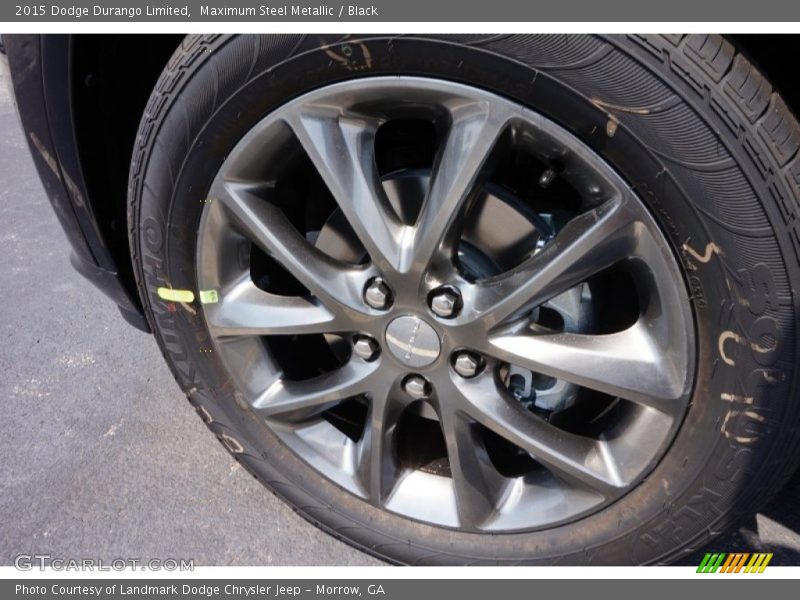 Maximum Steel Metallic / Black 2015 Dodge Durango Limited
