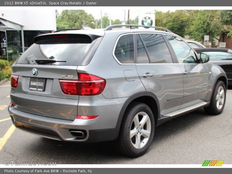 Space Gray Metallic / Oyster 2012 BMW X5 xDrive50i