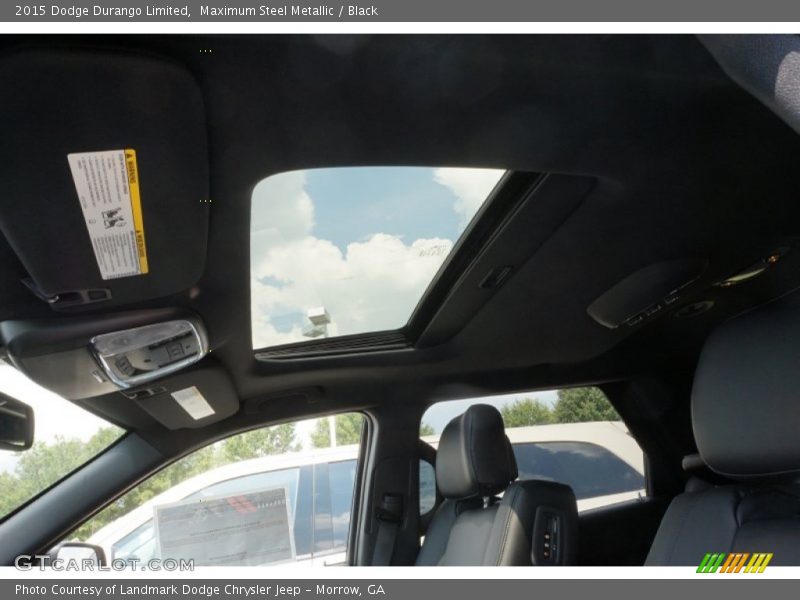 Maximum Steel Metallic / Black 2015 Dodge Durango Limited