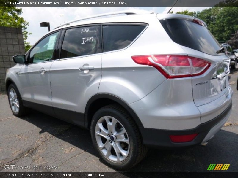 Ingot Silver Metallic / Charcoal Black 2016 Ford Escape Titanium 4WD