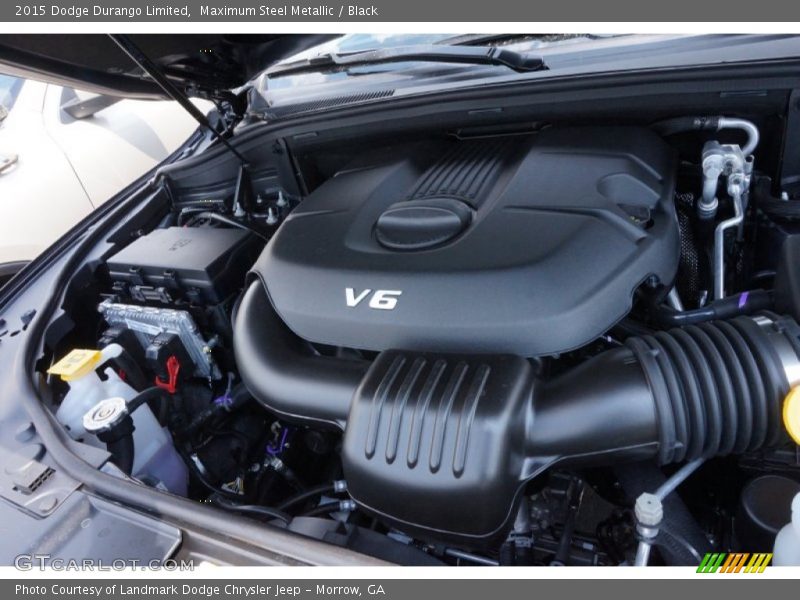 Maximum Steel Metallic / Black 2015 Dodge Durango Limited