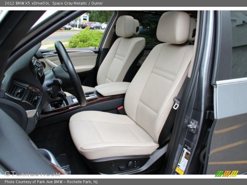 Space Gray Metallic / Oyster 2012 BMW X5 xDrive50i