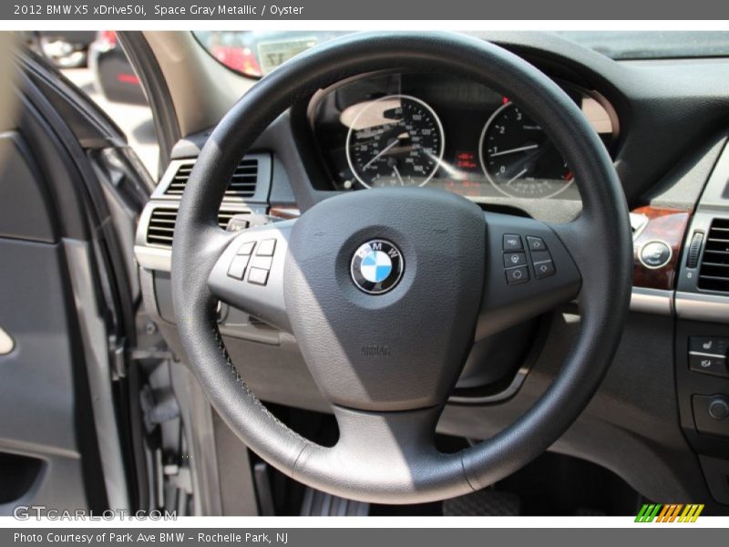 Space Gray Metallic / Oyster 2012 BMW X5 xDrive50i