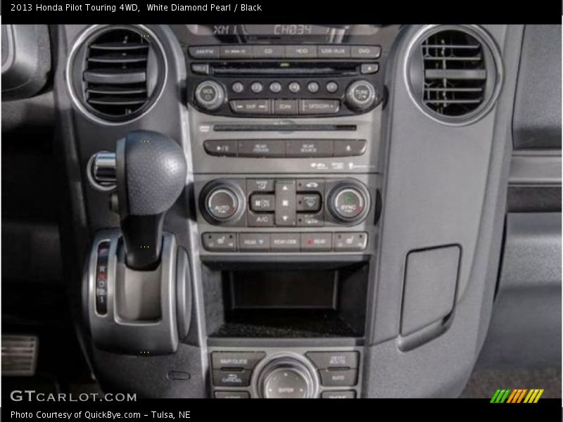 White Diamond Pearl / Black 2013 Honda Pilot Touring 4WD