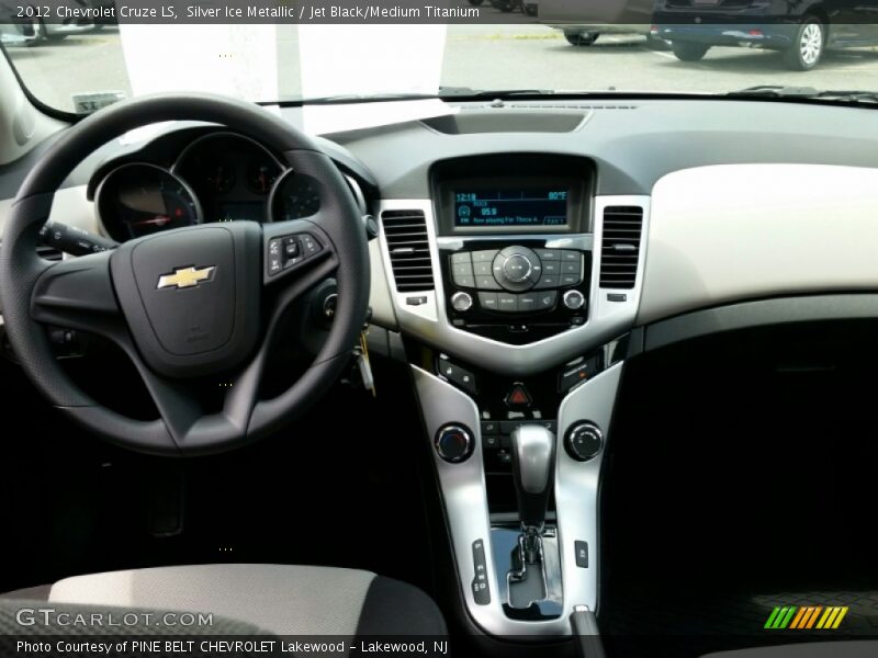 Silver Ice Metallic / Jet Black/Medium Titanium 2012 Chevrolet Cruze LS