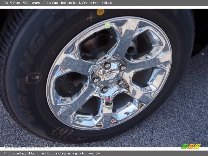 Brilliant Black Crystal Pearl / Black 2015 Ram 1500 Laramie Crew Cab