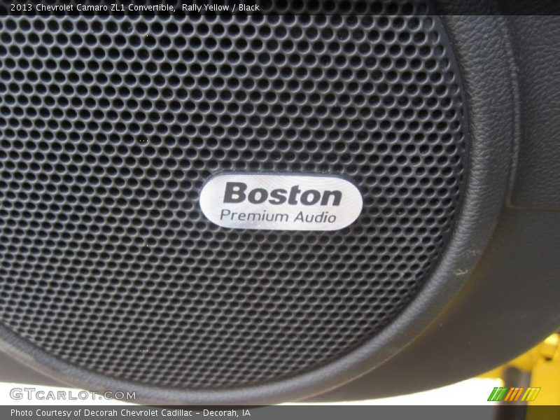 Audio System of 2013 Camaro ZL1 Convertible