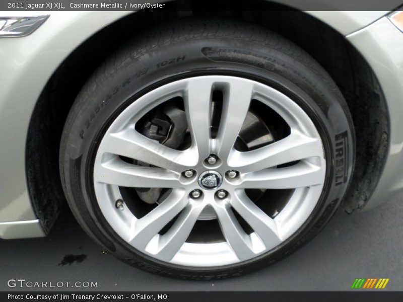 Cashmere Metallic / Ivory/Oyster 2011 Jaguar XJ XJL