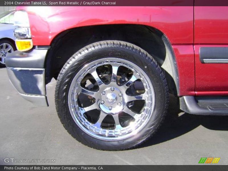 Sport Red Metallic / Gray/Dark Charcoal 2004 Chevrolet Tahoe LS