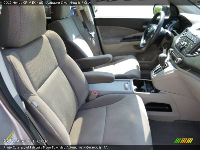 Alabaster Silver Metallic / Gray 2012 Honda CR-V EX 4WD