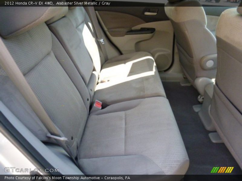 Alabaster Silver Metallic / Gray 2012 Honda CR-V EX 4WD