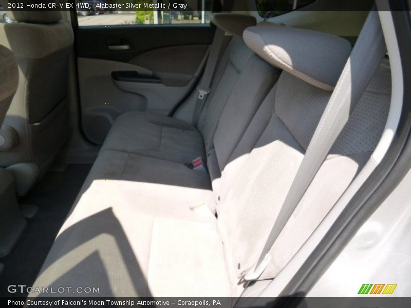 Alabaster Silver Metallic / Gray 2012 Honda CR-V EX 4WD