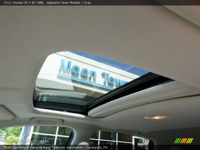 Alabaster Silver Metallic / Gray 2012 Honda CR-V EX 4WD