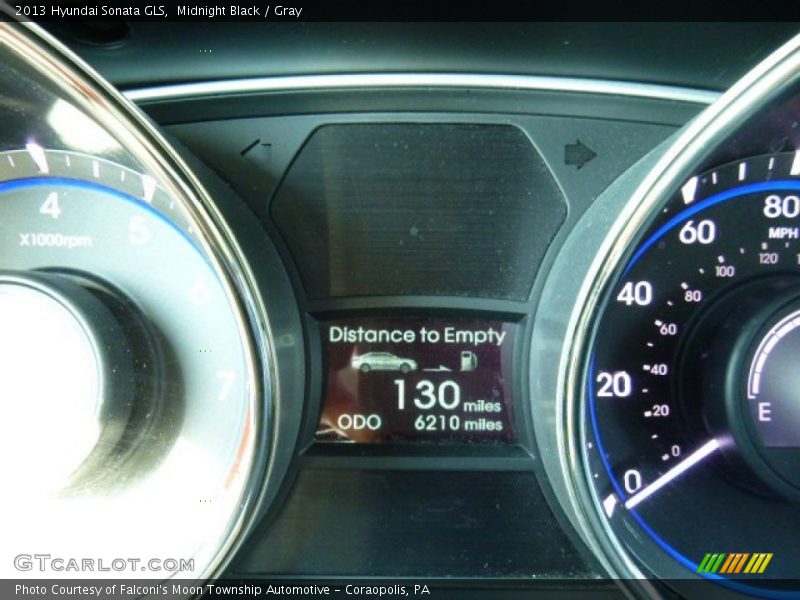 Midnight Black / Gray 2013 Hyundai Sonata GLS