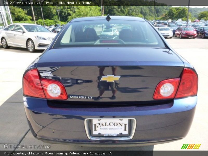 Imperial Blue Metallic / Ebony 2012 Chevrolet Malibu LT