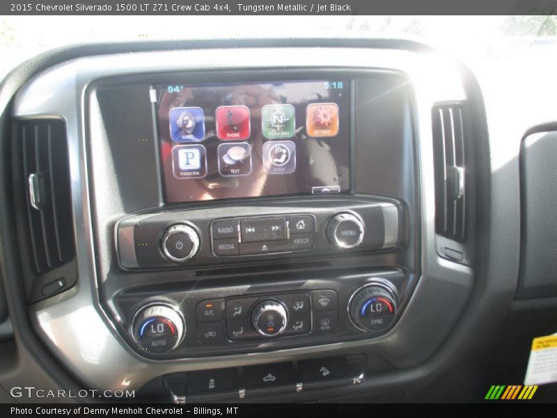 Tungsten Metallic / Jet Black 2015 Chevrolet Silverado 1500 LT Z71 Crew Cab 4x4