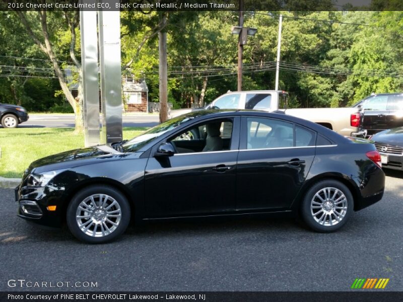 Black Granite Metallic / Medium Titanium 2016 Chevrolet Cruze Limited ECO