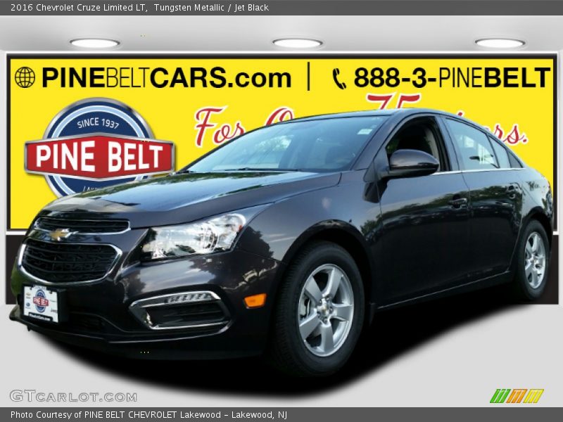 Tungsten Metallic / Jet Black 2016 Chevrolet Cruze Limited LT