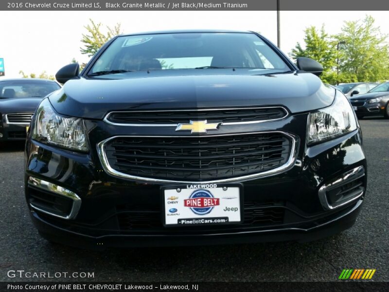 Black Granite Metallic / Jet Black/Medium Titanium 2016 Chevrolet Cruze Limited LS