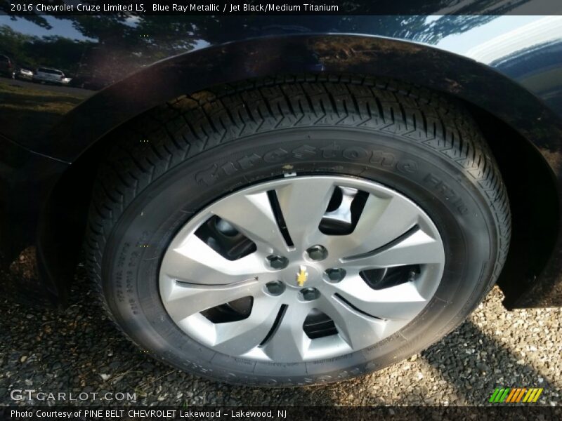 Blue Ray Metallic / Jet Black/Medium Titanium 2016 Chevrolet Cruze Limited LS