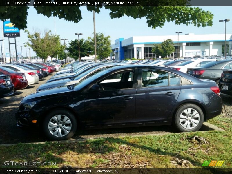 Blue Ray Metallic / Jet Black/Medium Titanium 2016 Chevrolet Cruze Limited LS