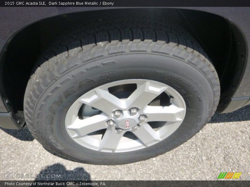 Dark Sapphire Blue Metallic / Ebony 2015 GMC Acadia SLE