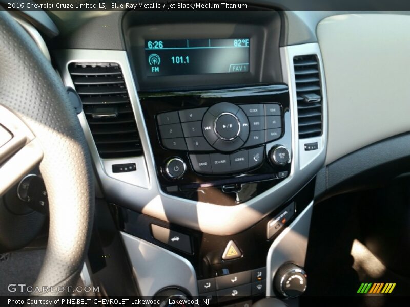Blue Ray Metallic / Jet Black/Medium Titanium 2016 Chevrolet Cruze Limited LS