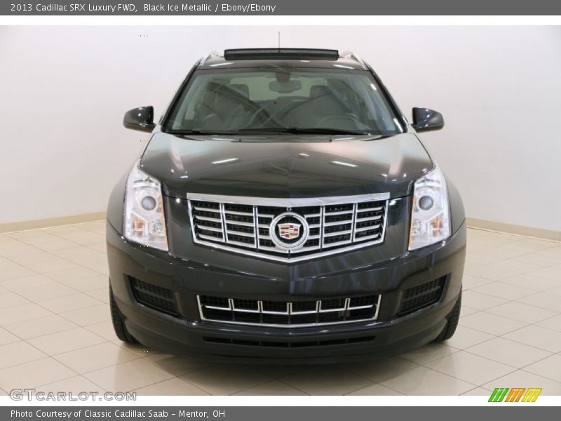 Black Ice Metallic / Ebony/Ebony 2013 Cadillac SRX Luxury FWD