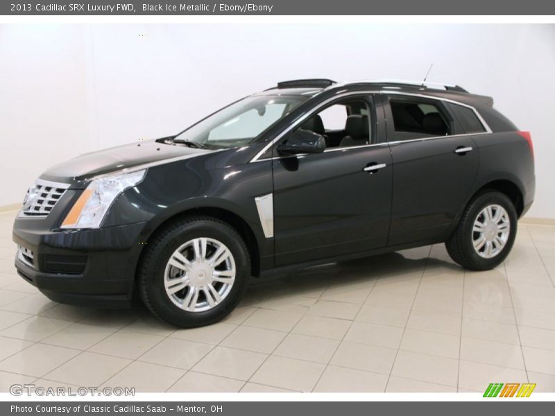 Black Ice Metallic / Ebony/Ebony 2013 Cadillac SRX Luxury FWD