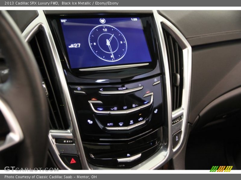 Black Ice Metallic / Ebony/Ebony 2013 Cadillac SRX Luxury FWD