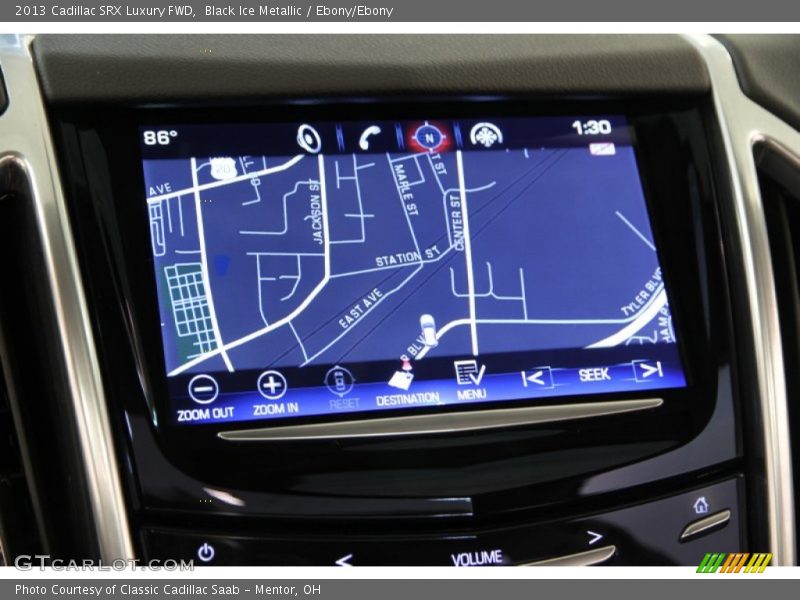 Black Ice Metallic / Ebony/Ebony 2013 Cadillac SRX Luxury FWD